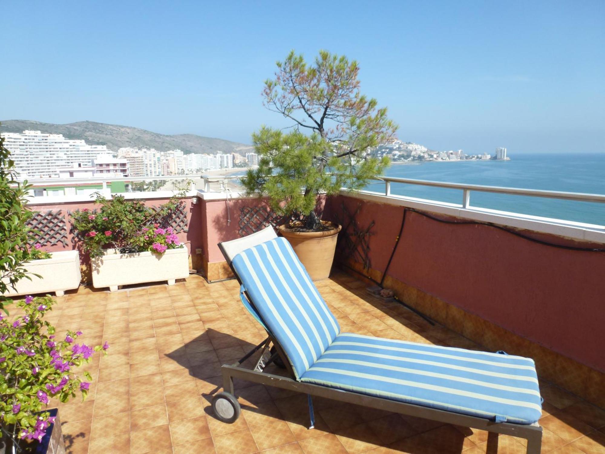 Апартаменти Espectacular Terraza Y Vistas En 1A Linea De Playa Кульєра Екстер'єр фото